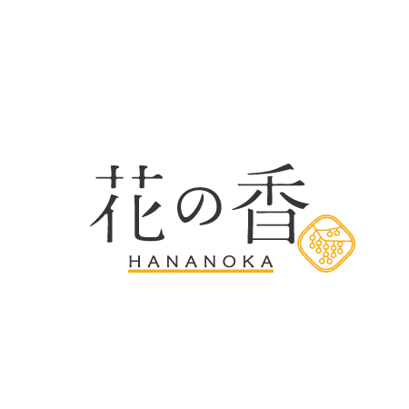 Hananoka_LOGO(square) (W)